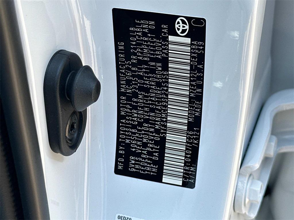 new 2025 Toyota Corolla car, priced at $26,259