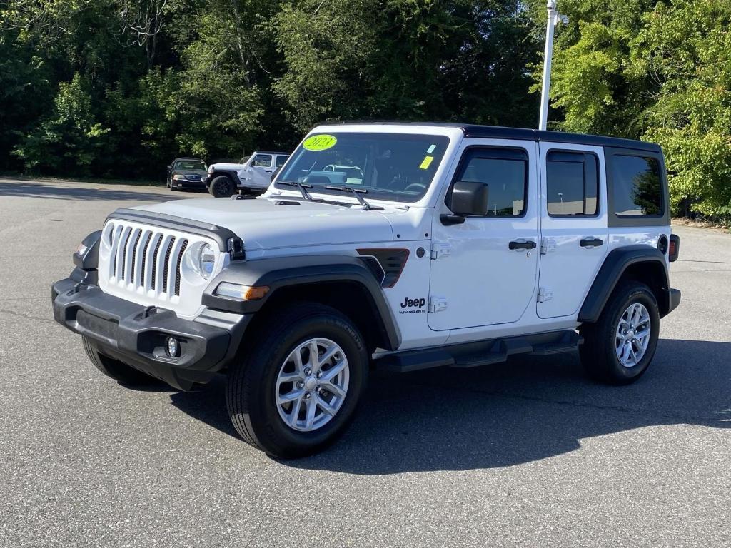 used 2023 Jeep Wrangler car, priced at $34,999