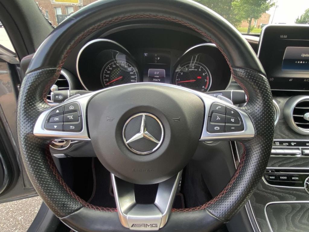 used 2017 Mercedes-Benz AMG C 43 car, priced at $25,999