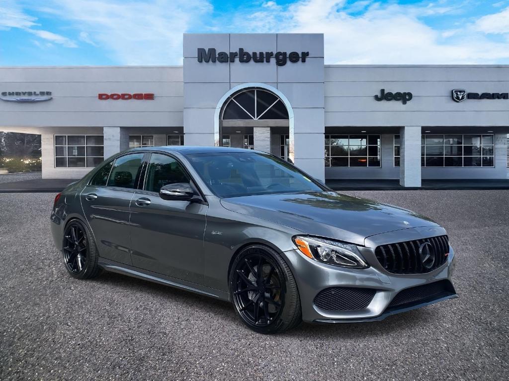 used 2017 Mercedes-Benz AMG C 43 car, priced at $25,999