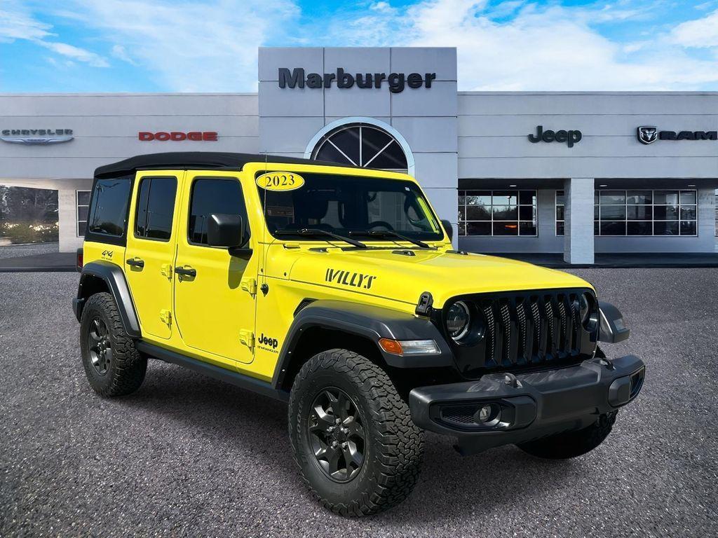 used 2023 Jeep Wrangler car, priced at $33,995