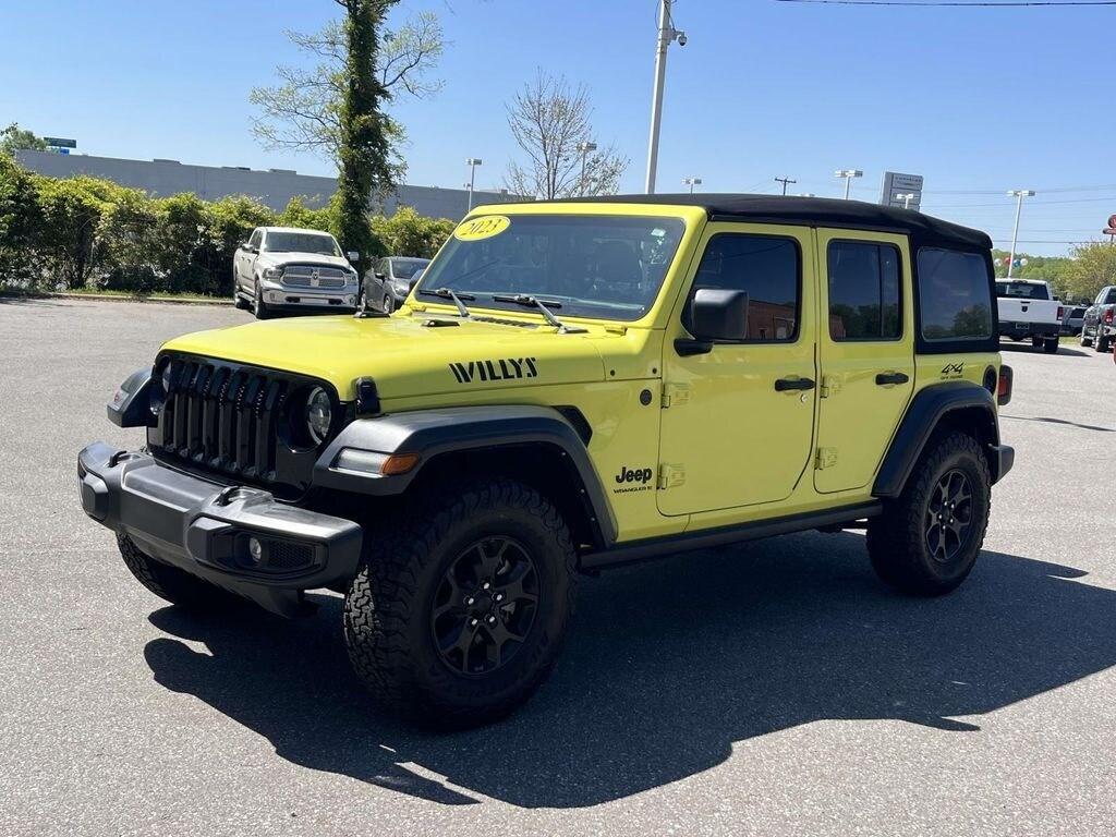 used 2023 Jeep Wrangler car, priced at $33,995