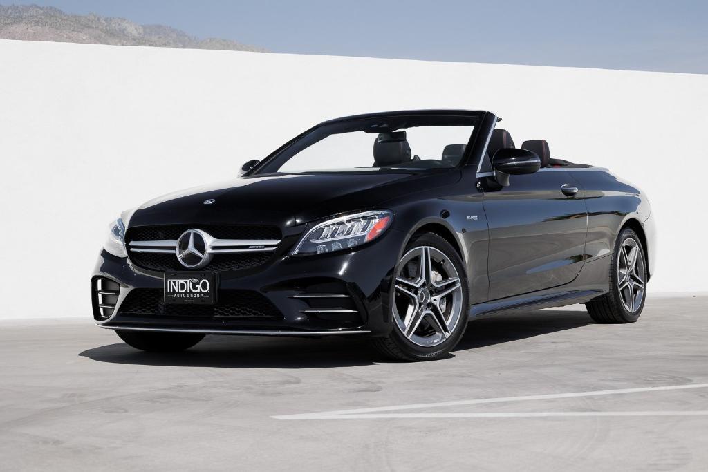 used 2023 Mercedes-Benz AMG C 43 car, priced at $69,990
