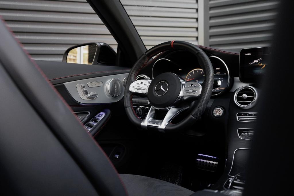 used 2023 Mercedes-Benz AMG C 43 car, priced at $69,990