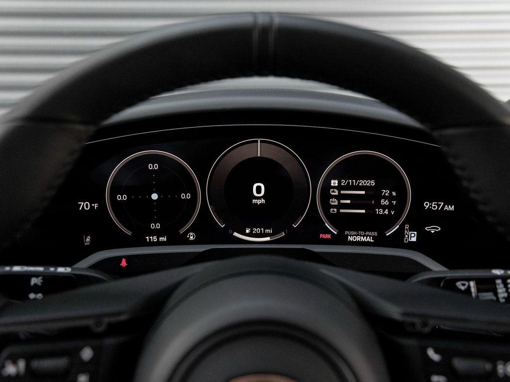 new 2025 Porsche Taycan car, priced at $148,575