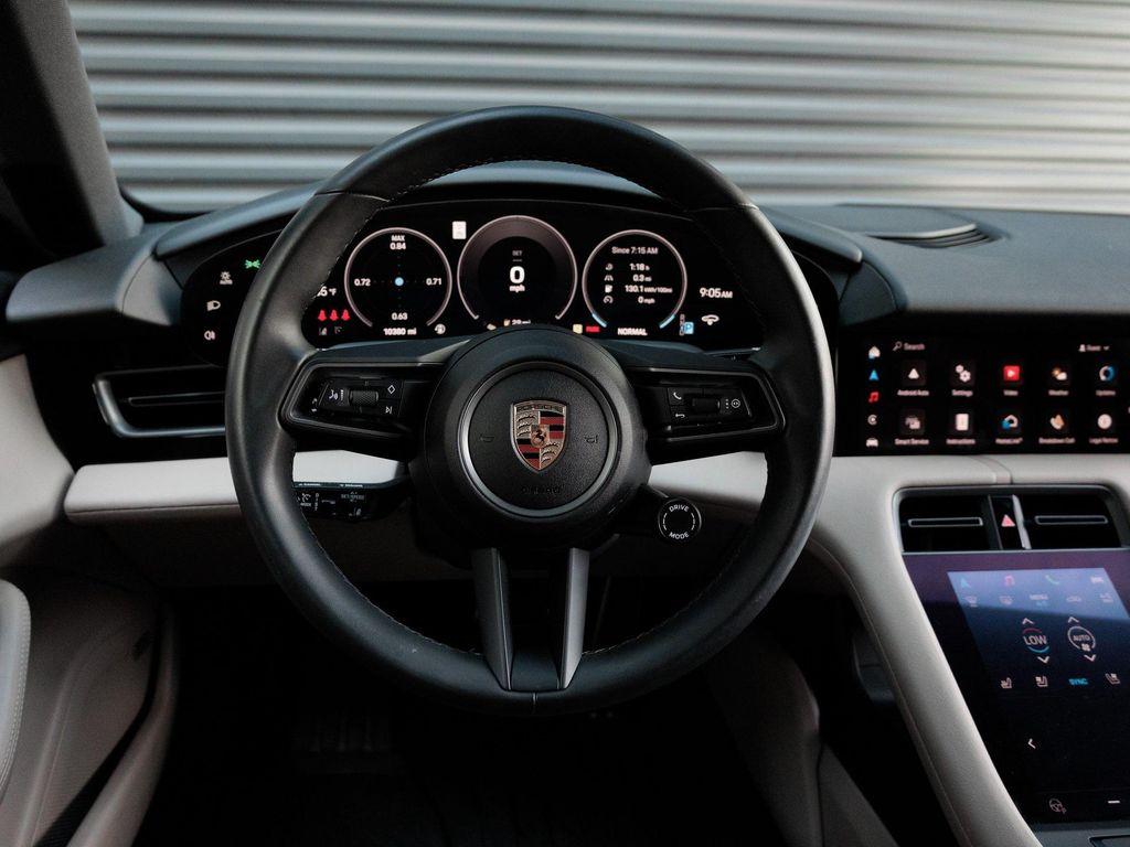 used 2025 Porsche Taycan car, priced at $98,990