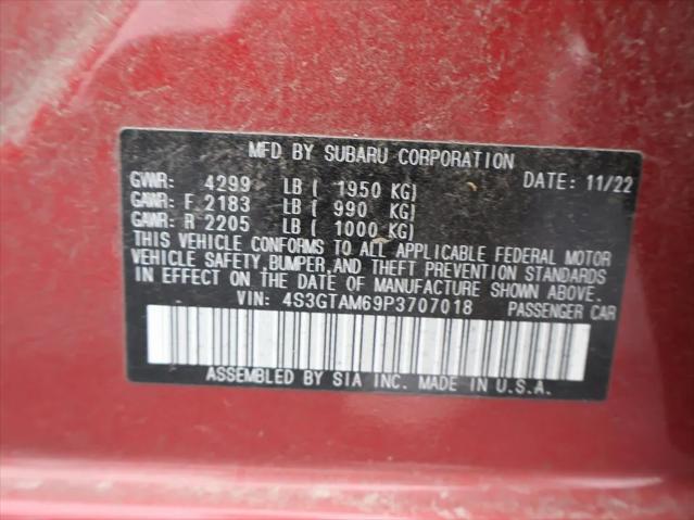 used 2023 Subaru Impreza car, priced at $24,654