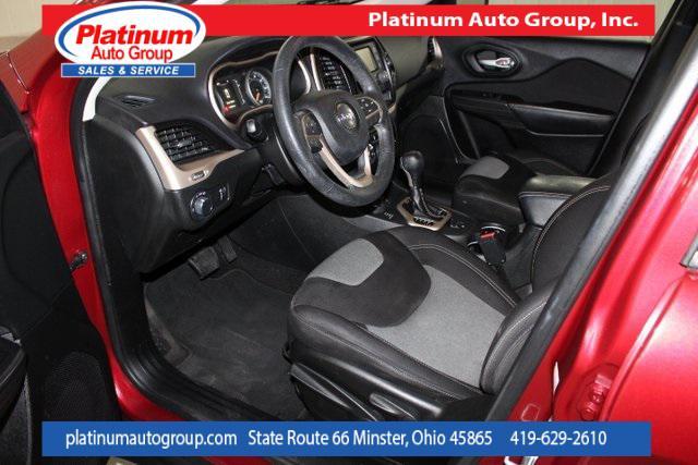used 2015 Jeep Cherokee car, priced at $11,000