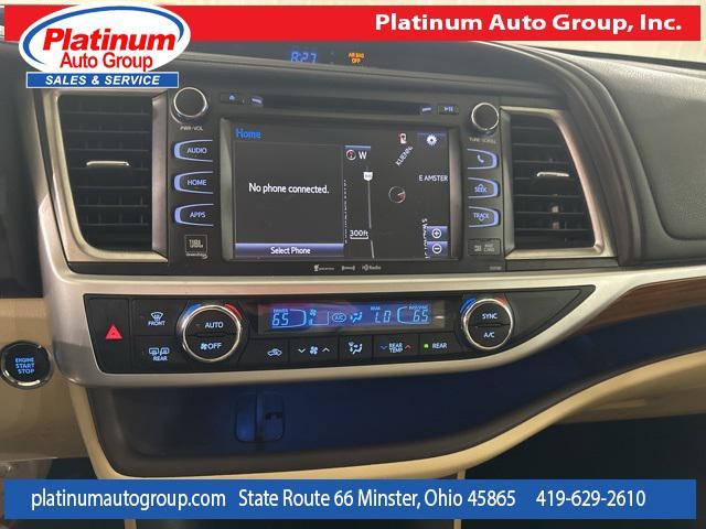used 2018 Toyota Highlander car, priced at $22,500