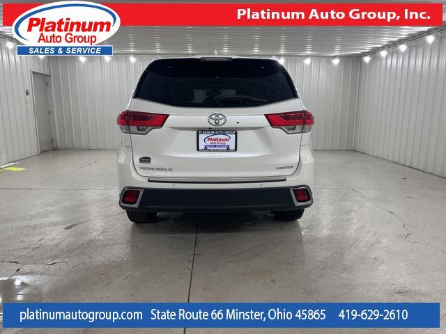 used 2018 Toyota Highlander car, priced at $22,500