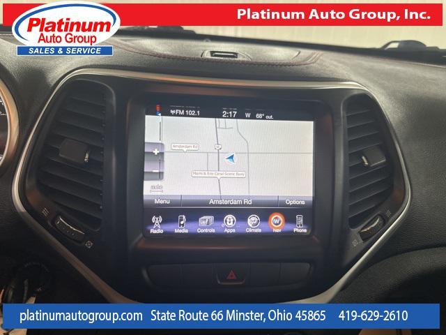used 2015 Jeep Cherokee car, priced at $13,500