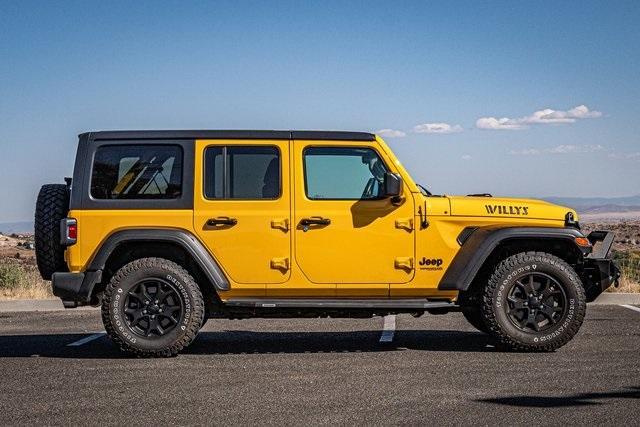 used 2021 Jeep Wrangler Unlimited car, priced at $36,488