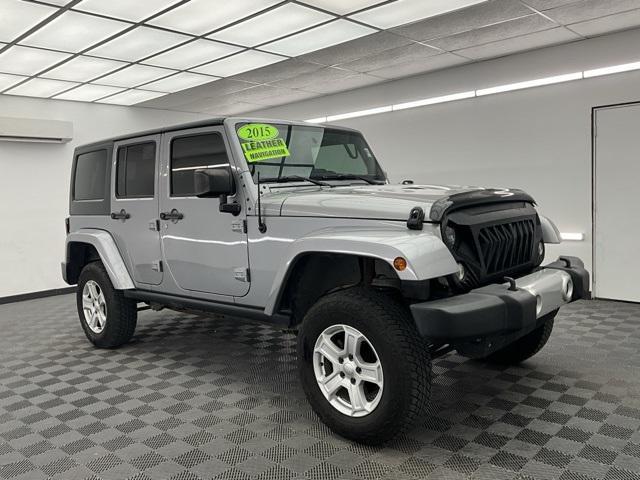 used 2015 Jeep Wrangler Unlimited car, priced at $18,750
