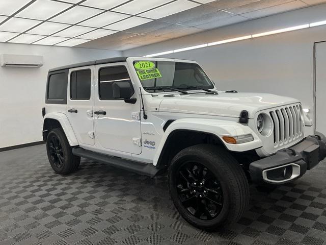 used 2021 Jeep Wrangler Unlimited 4xe car, priced at $32,000