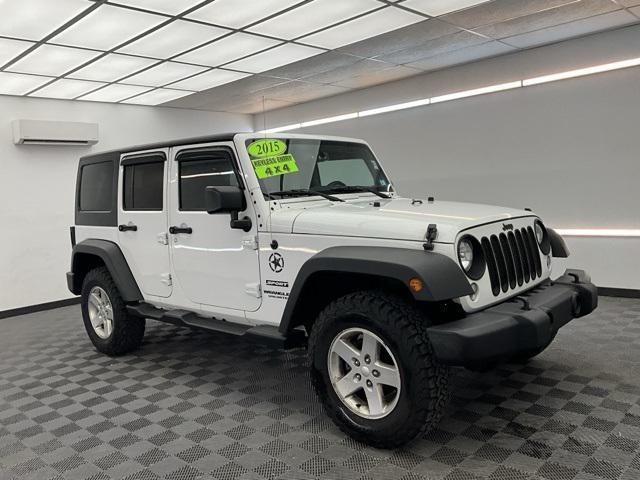 used 2015 Jeep Wrangler Unlimited car, priced at $15,000