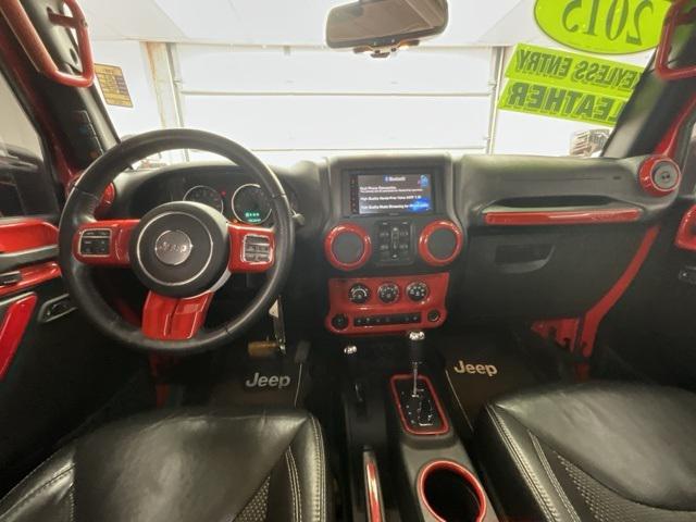 used 2015 Jeep Wrangler Unlimited car, priced at $18,500