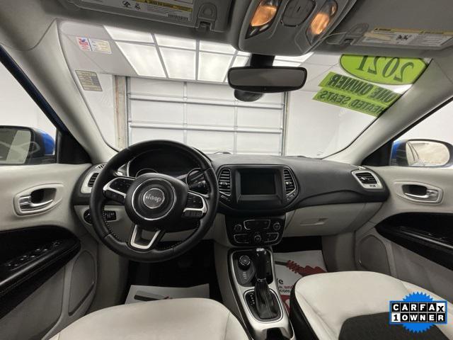 used 2021 Jeep Compass car, priced at $17,500
