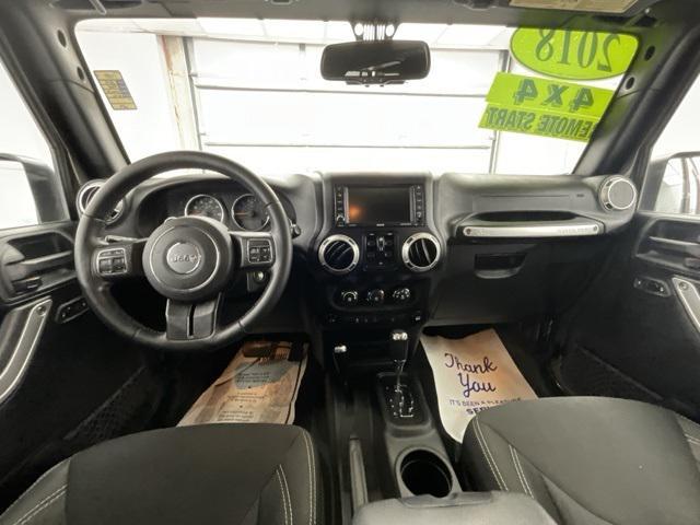 used 2018 Jeep Wrangler JK Unlimited car, priced at $24,600