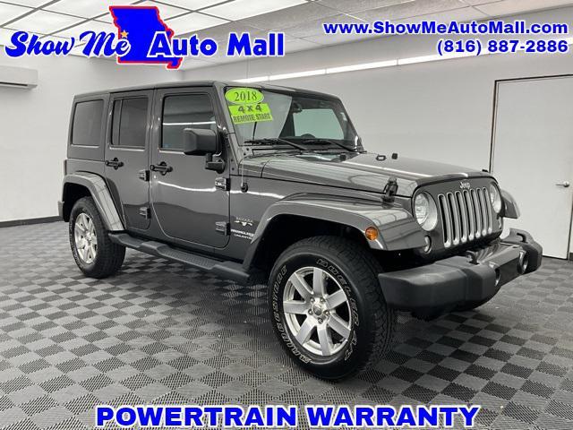 used 2018 Jeep Wrangler JK Unlimited car, priced at $24,600