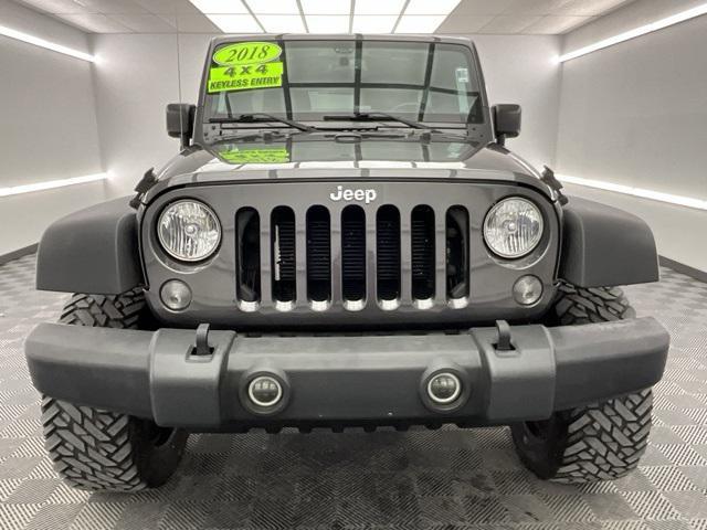 used 2018 Jeep Wrangler JK Unlimited car, priced at $21,500