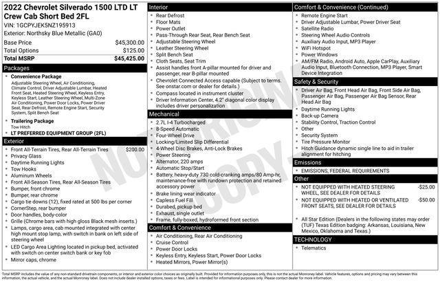 used 2022 Chevrolet Silverado 1500 Limited car, priced at $32,970