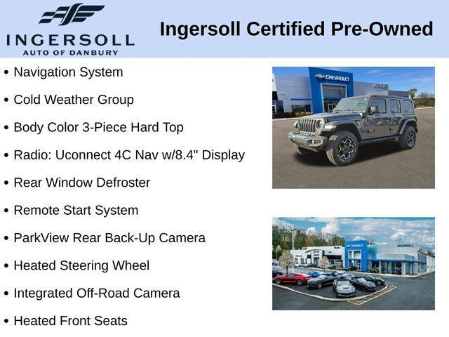 used 2022 Jeep Wrangler Unlimited 4xe car, priced at $32,344