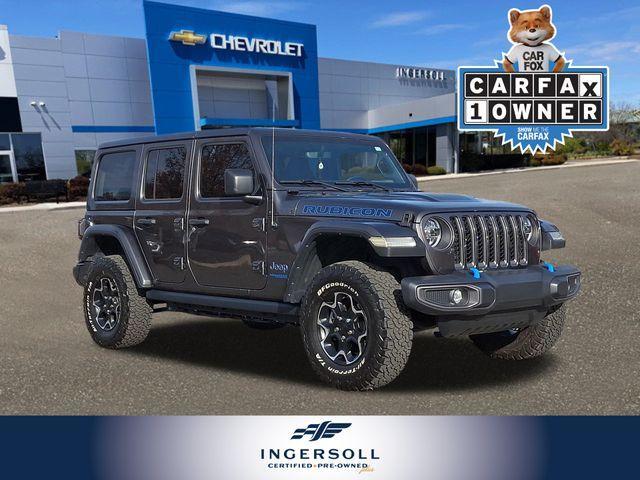 used 2022 Jeep Wrangler Unlimited 4xe car, priced at $32,344
