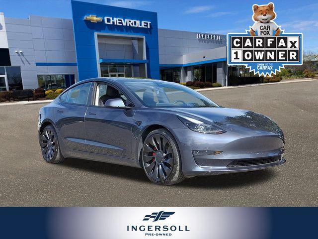 used 2023 Tesla Model 3 car, priced at $33,310