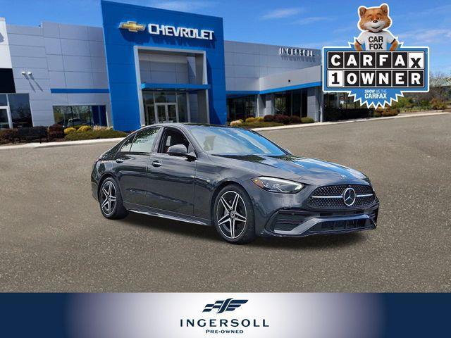used 2022 Mercedes-Benz C-Class car, priced at $35,921