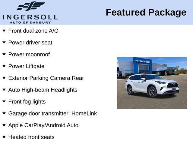 used 2022 Toyota Highlander car, priced at $29,000