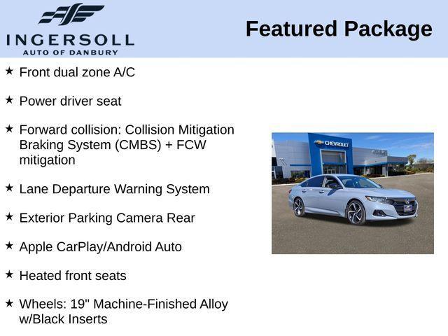used 2022 Honda Accord car, priced at $24,924