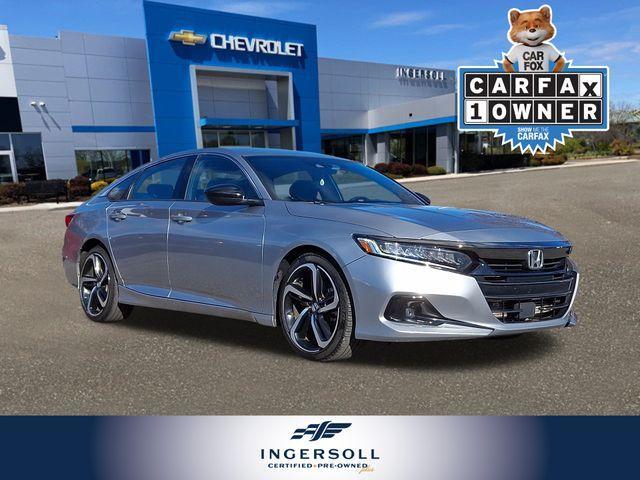 used 2021 Honda Accord car, priced at $19,933