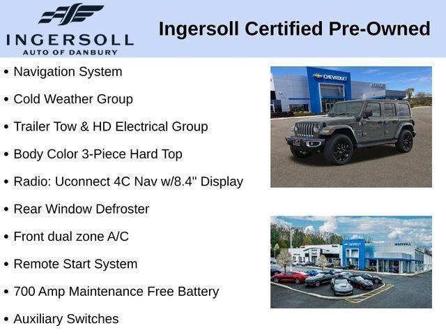 used 2022 Jeep Wrangler Unlimited 4xe car, priced at $28,856