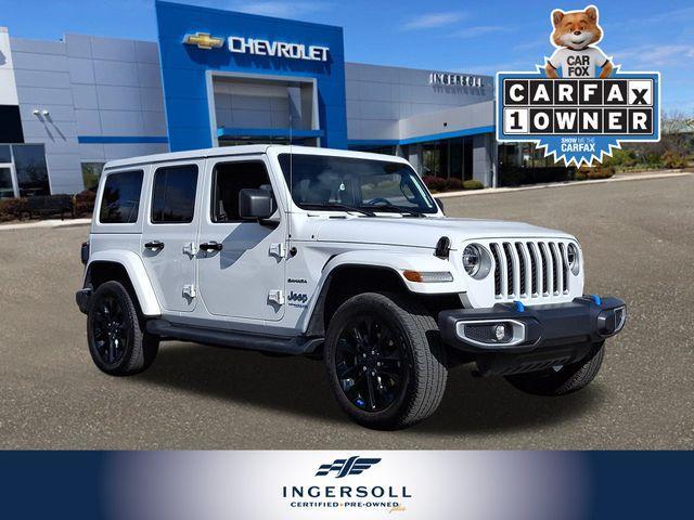 used 2022 Jeep Wrangler Unlimited 4xe car, priced at $28,997