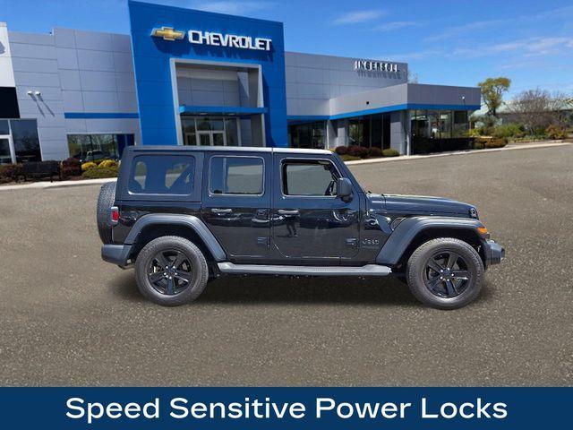used 2021 Jeep Wrangler Unlimited car, priced at $26,544