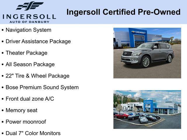 used 2017 INFINITI QX80 car, priced at $21,714