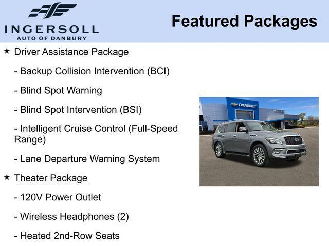 used 2017 INFINITI QX80 car, priced at $21,714