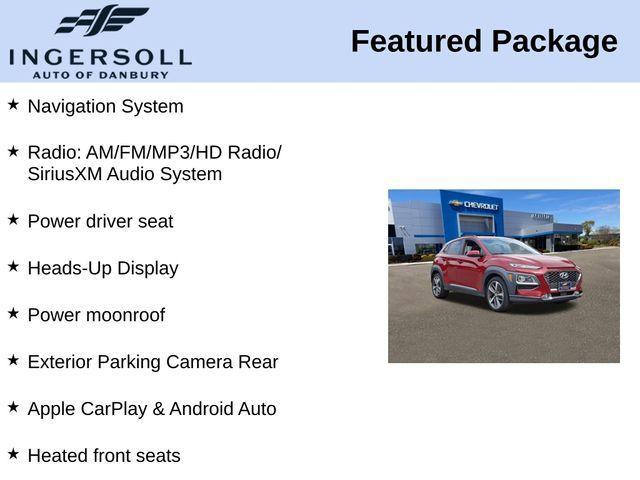 used 2021 Hyundai Kona car, priced at $20,000