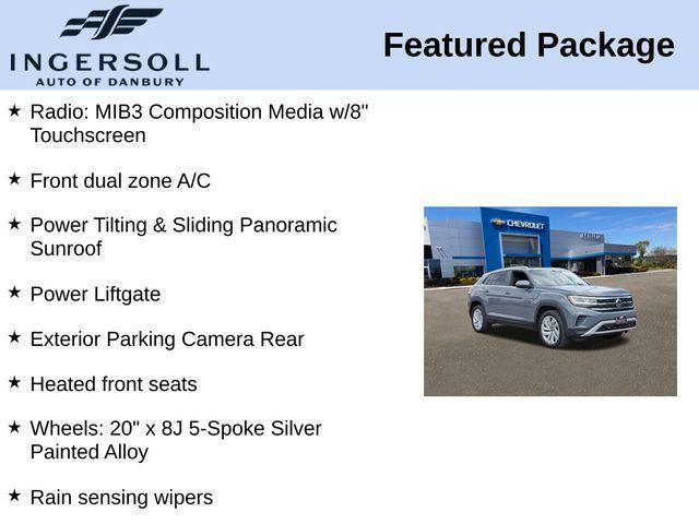 used 2022 Volkswagen Atlas Cross Sport car, priced at $25,796