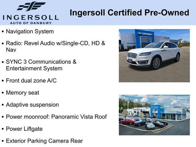 used 2019 Lincoln Nautilus car, priced at $17,821