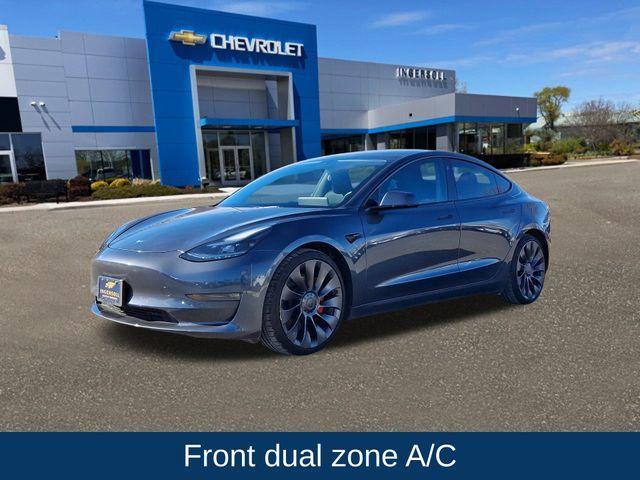 used 2022 Tesla Model 3 car, priced at $27,925