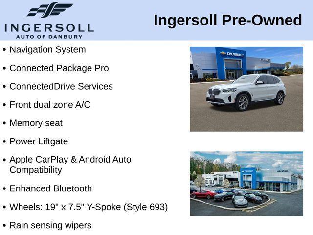 used 2022 BMW X3 car, priced at $30,905
