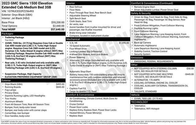 used 2023 GMC Sierra 1500 car, priced at $40,998