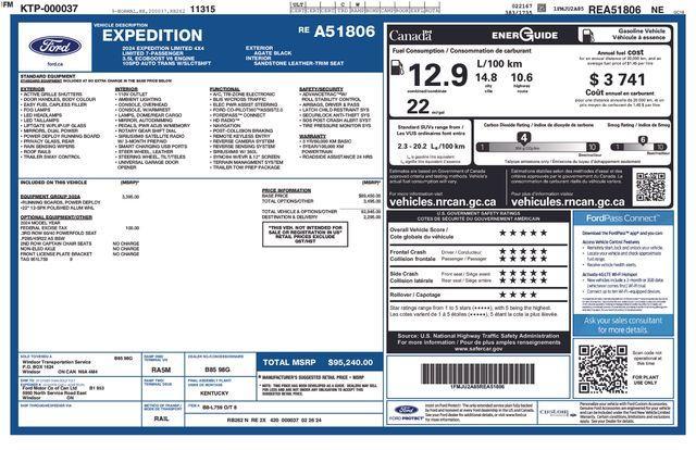 used 2024 Ford Expedition car, priced at $62,097