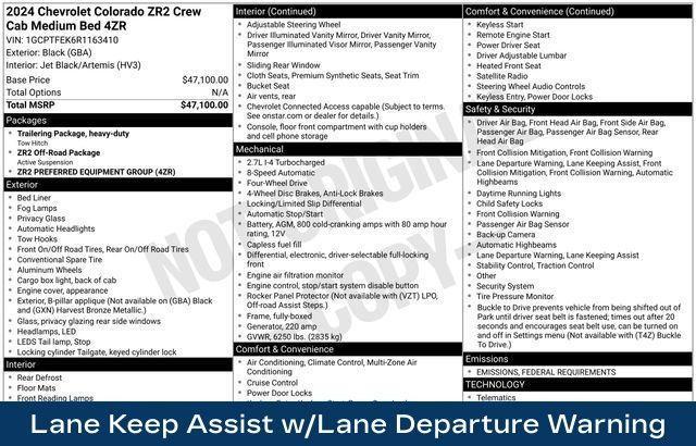 used 2024 Chevrolet Colorado car, priced at $42,919