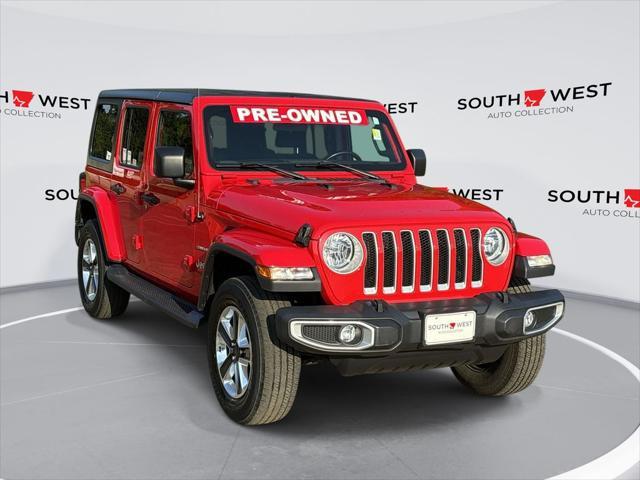 used 2020 Jeep Wrangler Unlimited car, priced at $33,874