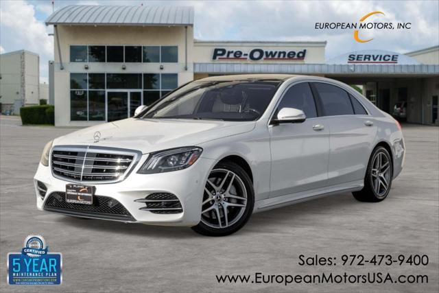 used 2018 Mercedes-Benz S-Class car, priced at $29,499