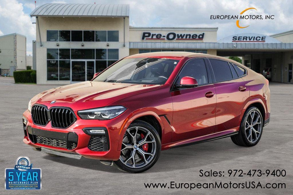 used 2021 BMW X6 car, priced at $34,499