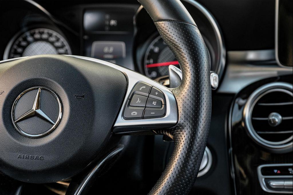 used 2017 Mercedes-Benz AMG C 63 car, priced at $39,995