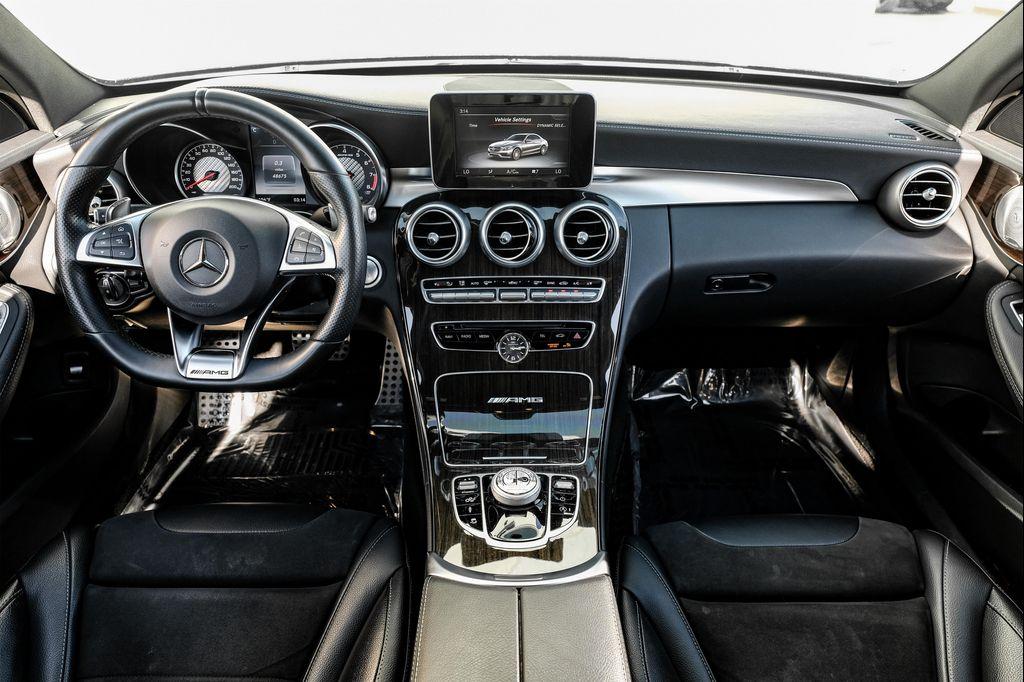 used 2017 Mercedes-Benz AMG C 63 car, priced at $39,995